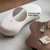 Modern Curved Bench